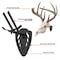 Allen Co EZ Mount Skull Hanger, Fixed, Black 7227 - alternate 2